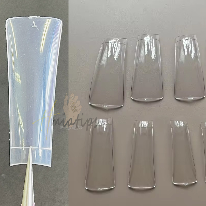 Nail Art Xl - 550 Pcs XL Duck Half Cover