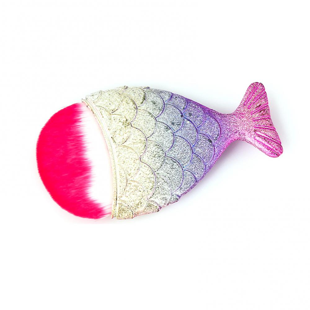 Makeup Brush Mermaid Tail Desi - đánh giá và giá Nail Art Xl