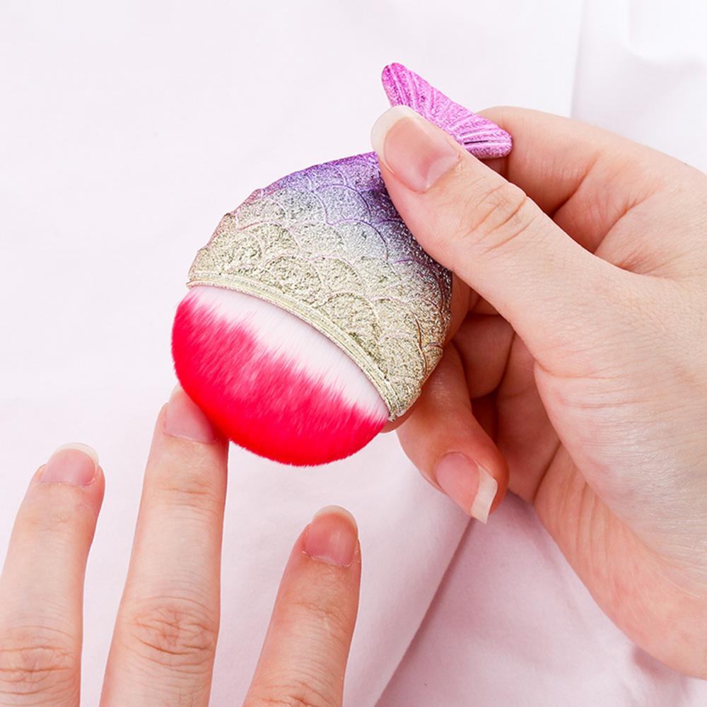 Makeup Brush Mermaid Tail Desi - đánh giá và giá Nail Art Xl