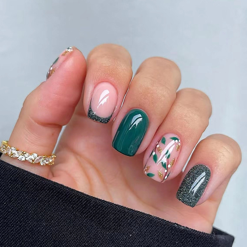 24Pcs Reusable Fake Nails Shor - đánh giá và giá Nail Art Full Design