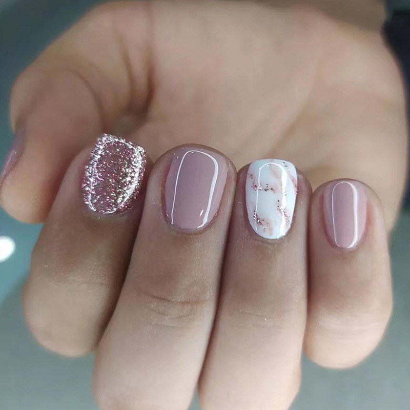 24Pcs Reusable Fake Nails Shor - đánh giá và giá Nail Art Full Design