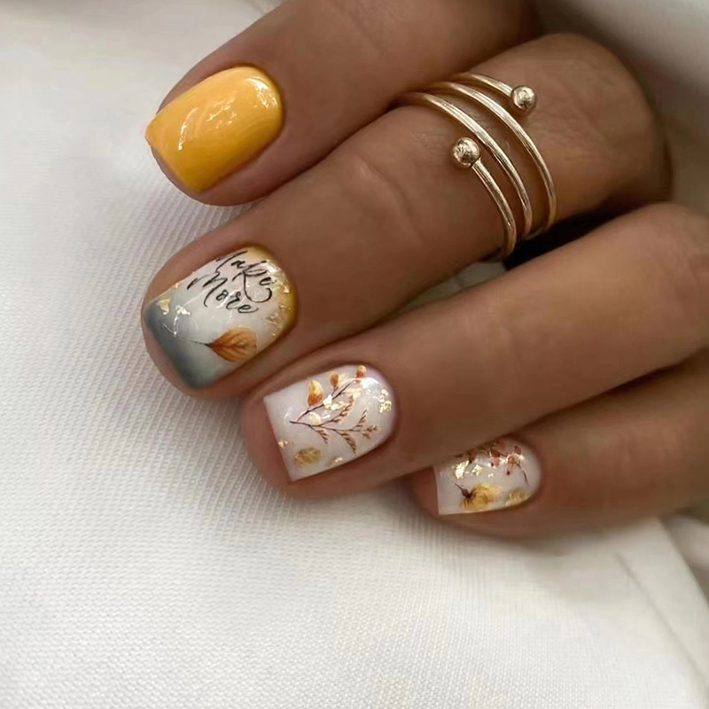 24Pcs Reusable Fake Nails Shor - đánh giá và giá Nail Art Full Design