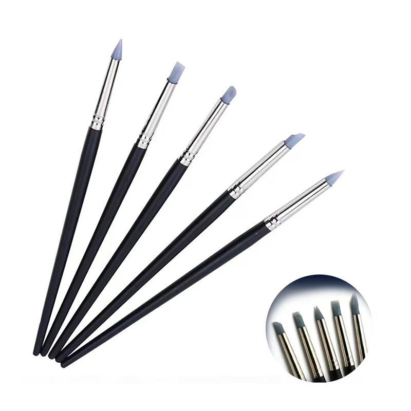 5Pcs Dental Silicone Brush Pen - đánh giá và giá Nail Art Sch