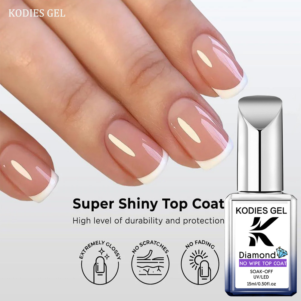 KODIES GEL Diamond Top Coat No - đánh giá và giá Gel Top Coat