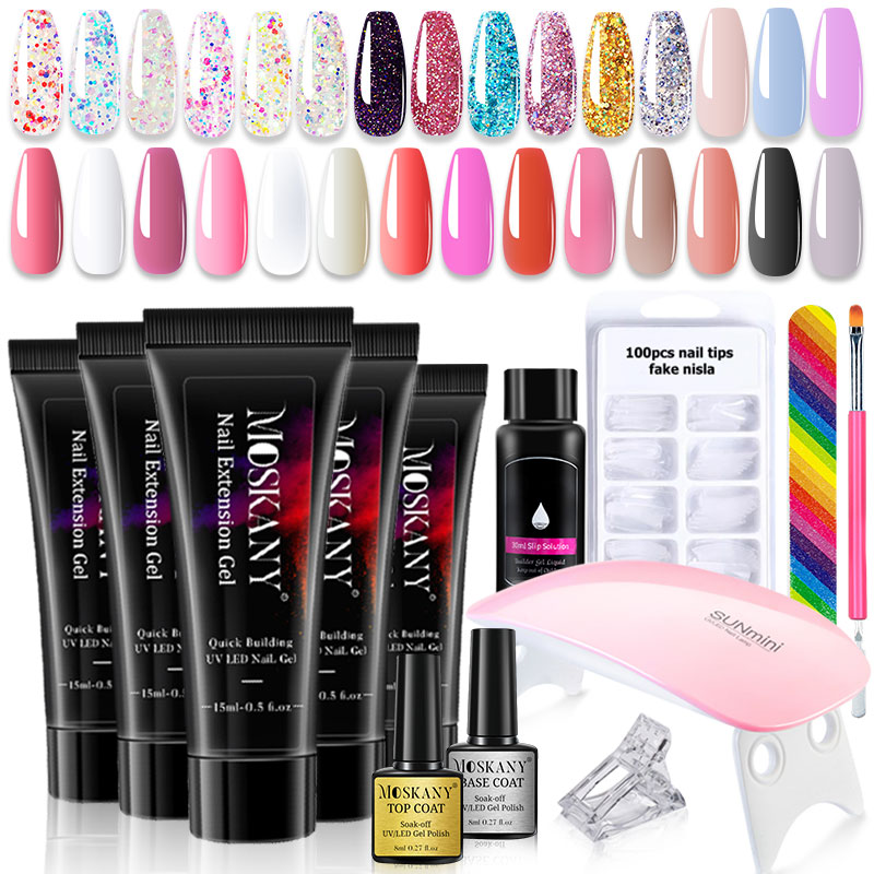 Poly Nail Gel Full Set With 6W - đánh giá và giá Nail Art Full Design