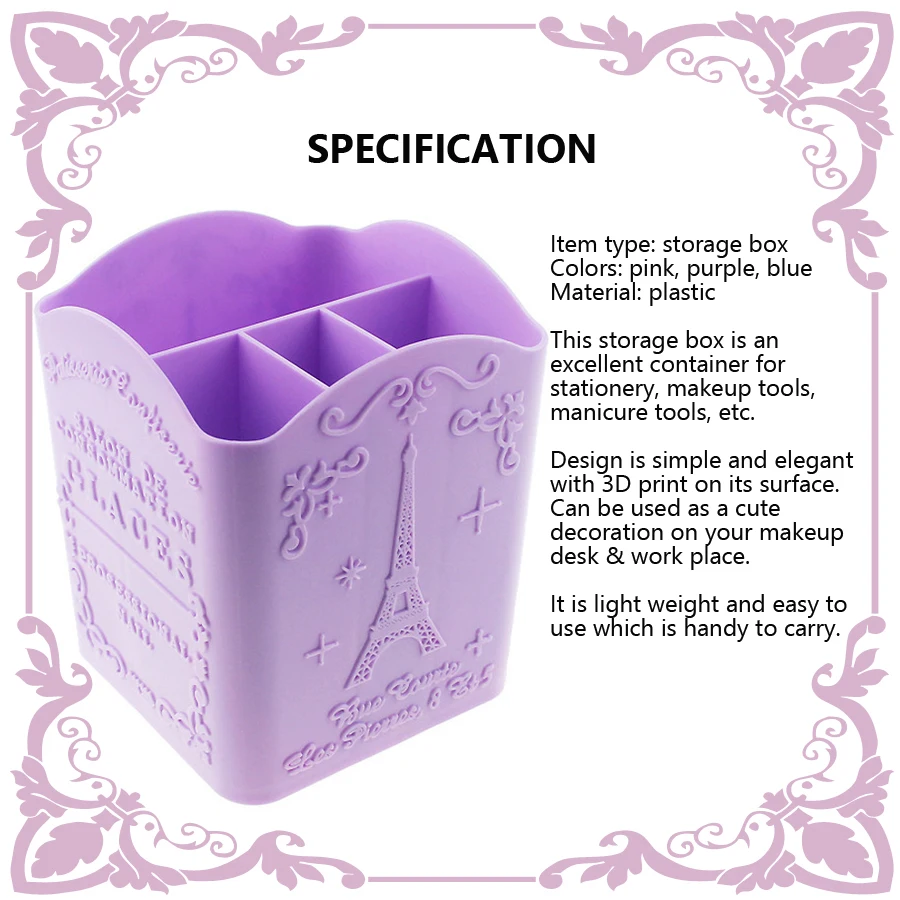 4-Compartment Nail Art Brush H - đánh giá và giá Nail Art Sch