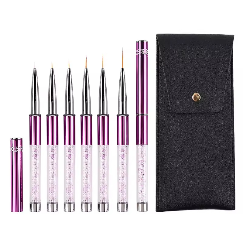 6pcs/Set Acrylic French Stripe - đánh giá và giá Nail Art Sch