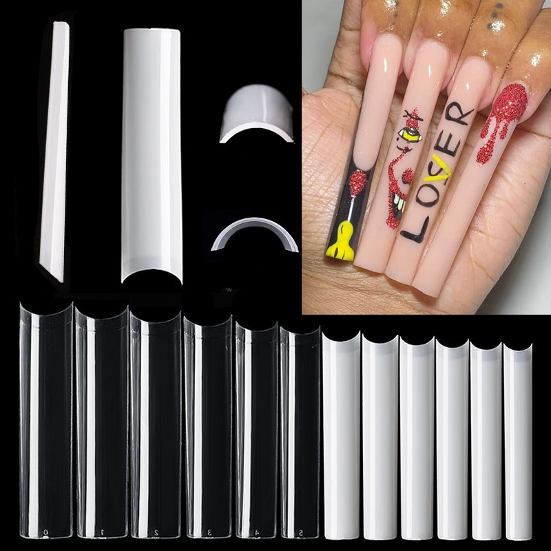 500 Bộ Vuông Dài Không C Đường - đánh giá và giá Nail Art Xl
