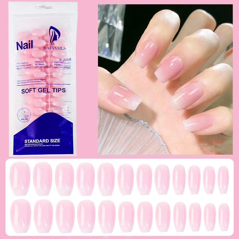 120pcs Nude White Fake Nails N - đánh giá và giá Nail Art Xl