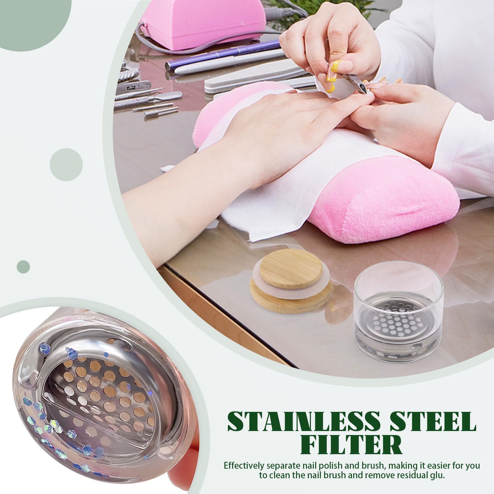 Nail Art Brushes Washing Cup N - đánh giá và giá Nail Art Sch