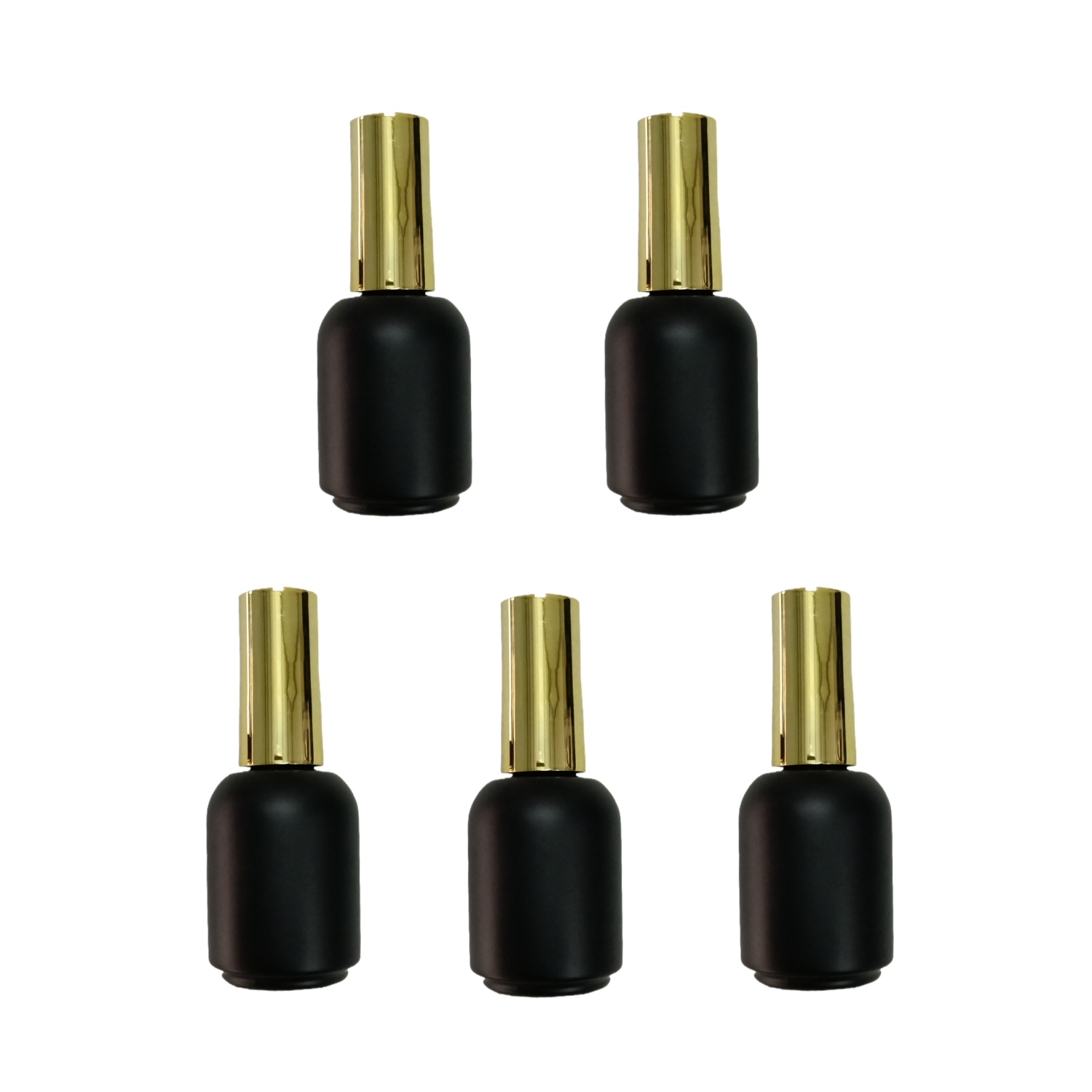 20ML 5 Pieces Empty Black Glas - đánh giá và giá Nail Art Sch