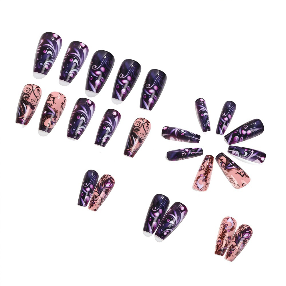 Medium fake nails for women gi - đánh giá và giá Nail Art Full Design