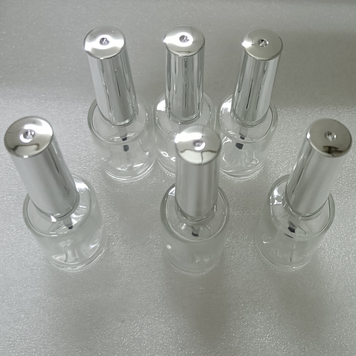 13ml 6 Pieces Clear Glass Nail - đánh giá và giá Nail Art Sch