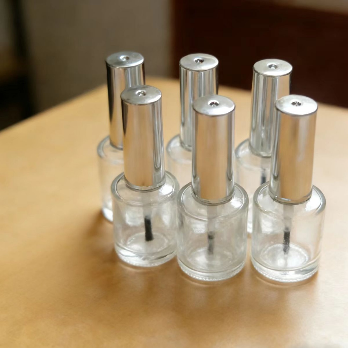 13ml 6 Pieces Clear Glass Nail - đánh giá và giá Nail Art Sch