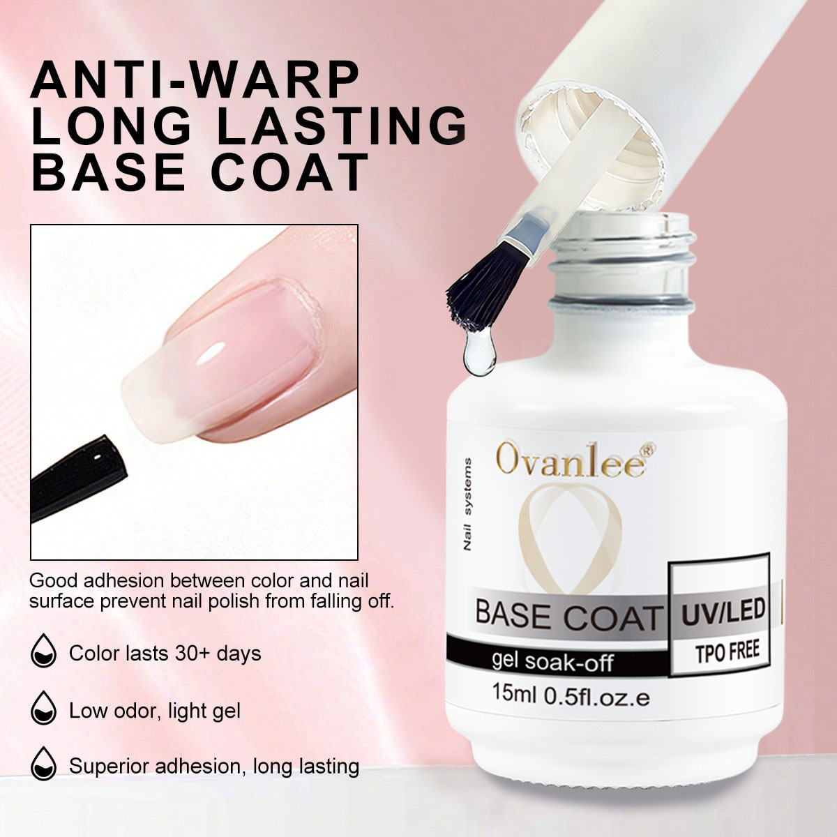 Manicure Blooming Gel Base Coa - đánh giá và giá Gel Top Coat