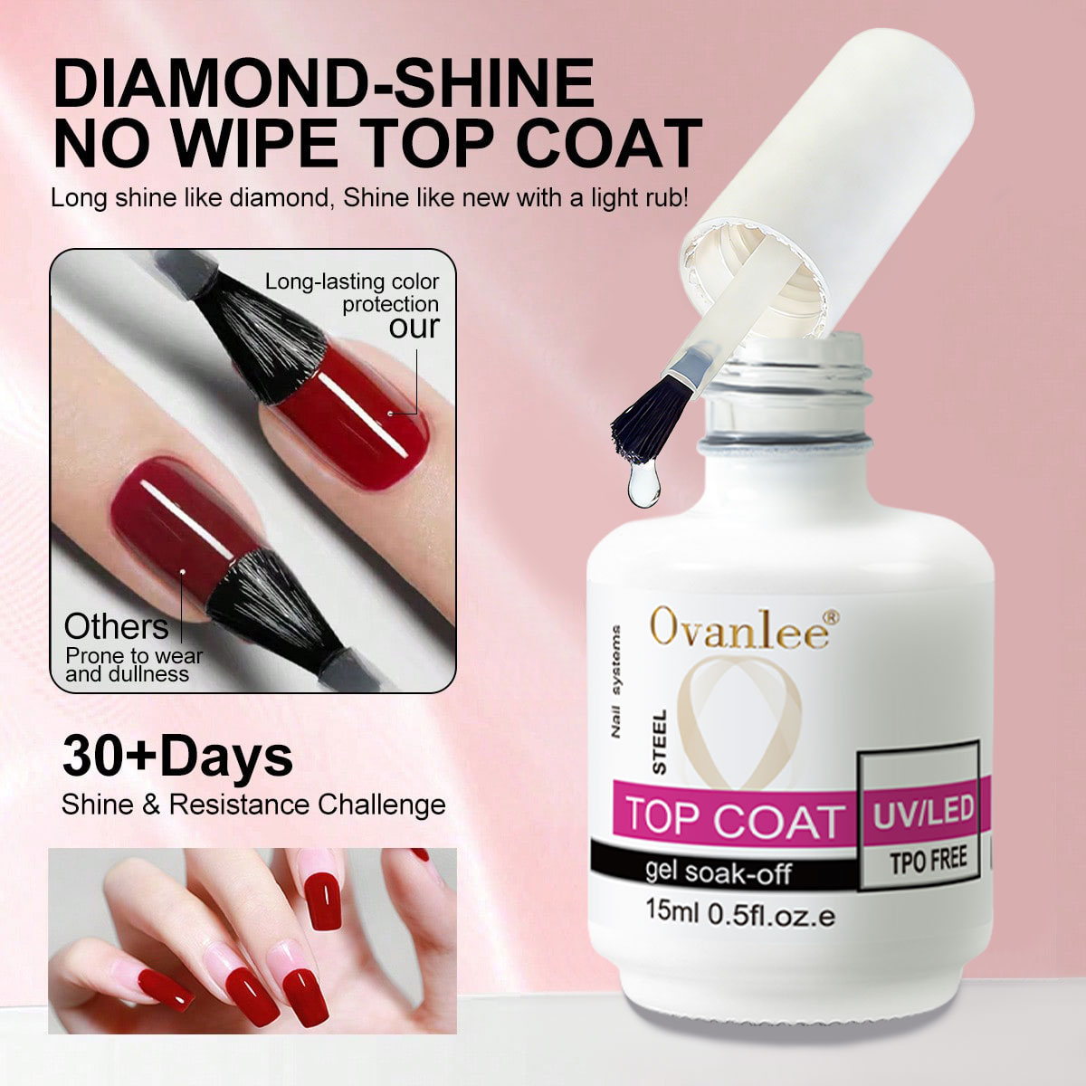 Manicure Blooming Gel Base Coa - đánh giá và giá Gel Top Coat