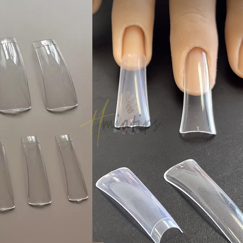 550 Pcs XL Duck Half Cover Tip - đánh giá và giá Nail Art Xl