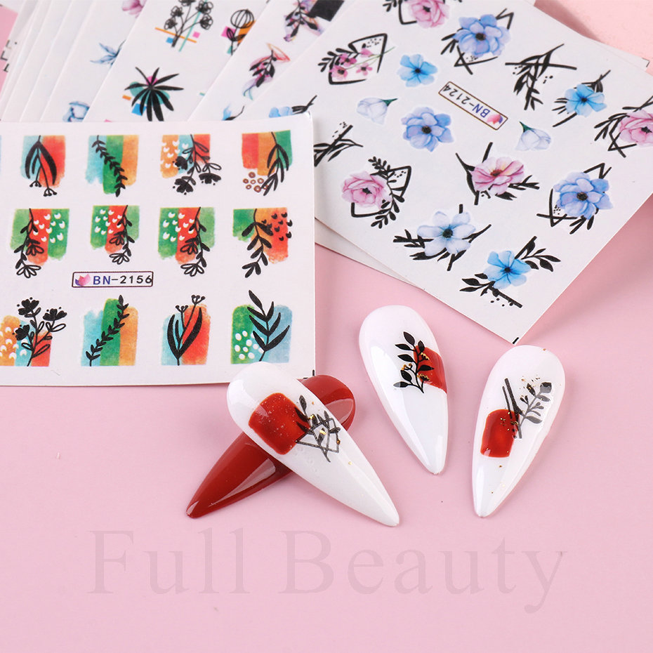 24pcs / Set Spring Summer nail - đánh giá và giá Nail Art Full Design